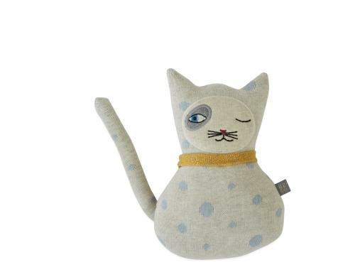 OyOy Plüschtier Katze Benny H23 x B14 cm, 100% Baumwolle