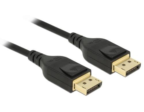 Delock DisplayPort - DisplayPort Kabel, 1m DPv1.4, Schwarz, 7680x4320@60Hz