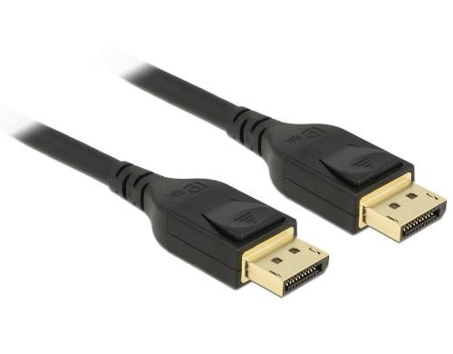 Delock DisplayPort - DisplayPort Kabel, 3m DPv1.4, Schwarz, 7680x4320@60Hz