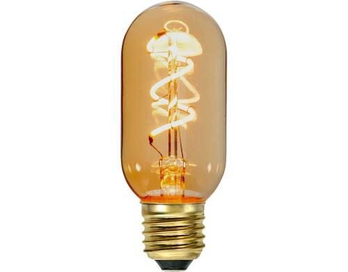 LED Spiral Filament G45 E27 3W (30W) 110lm, dimmbar, 2000K, Amber Glass