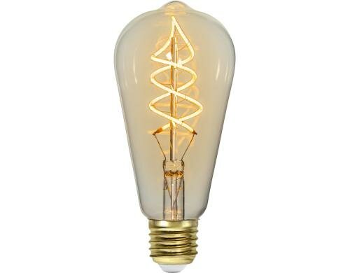 LED Spiral Filament G64 E27 3W (30W) 160lm, dimmbar, 2200K, Clear Glass