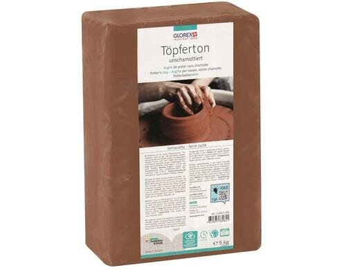 Glorex Töpferton 5 kg terracotta