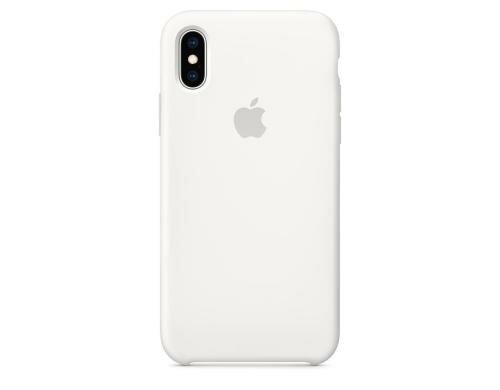 Apple iPhone XS Silicone Case White aus hochwertigem Silikon