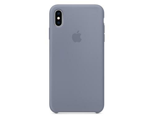 Apple iPhone XsM Silicone Case Lavender Gra aus hochwertigem Silikon