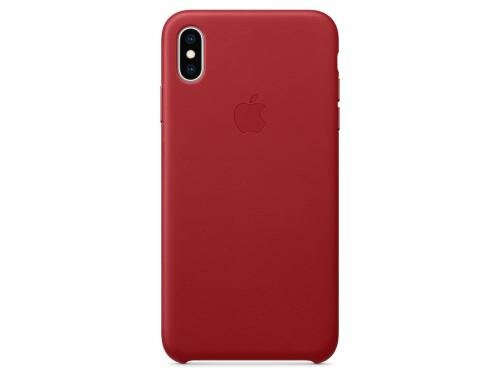 Apple iPhone XsM Leder Case Red aus hochwertigem Leder