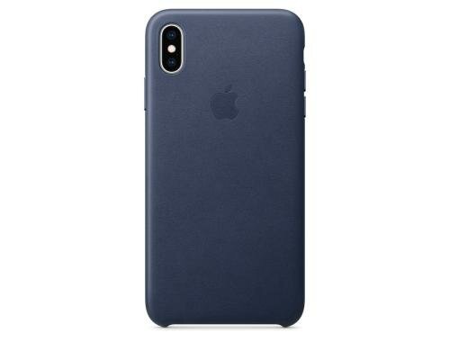 Apple iPhone XsM Leder Case Midnight Blue aus hochwertigem Leder