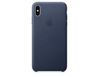 Apple iPhone XsM Leder Case Midnight Blue aus...