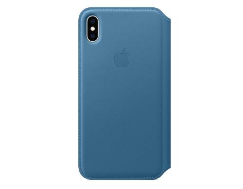 Apple iPhone XsM Leder Folio cape Cod Blue aus hochwertigem Leder