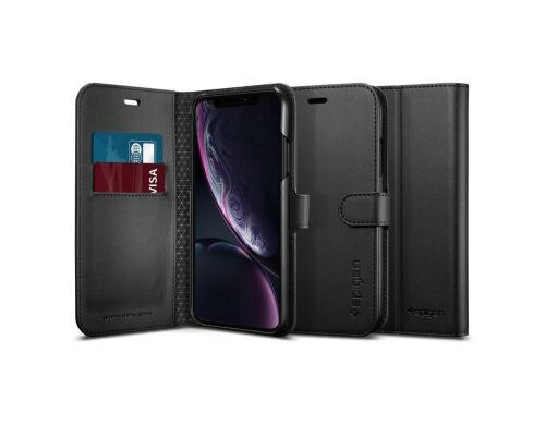 Spigen Wallet S Plus Black für iPhone XR