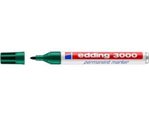 Edding Permanent Marker 3000, grün 1 Stk., Strichbreite ca. 1.5-3 mm
