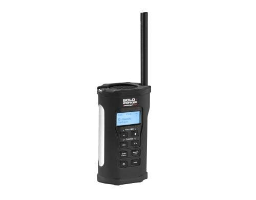 PERFECTPRO SOLOWORKER DAB+ BT Schwarz DAB+/FM, BT, stossfest, IP64