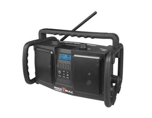 PERFECTPRO ROCKBULL Schwarz DAB+ / FM, stossfest, IP65