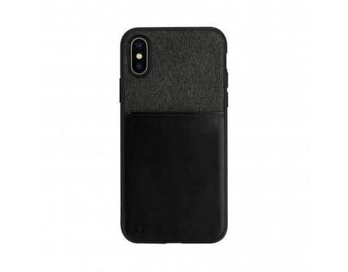 Xqisit Card Case schwarz für iPhone Xs
