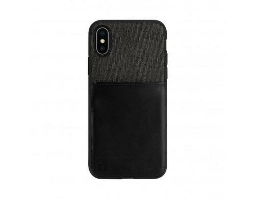 Xqisit Card Case schwarz für iPhone Xs Max