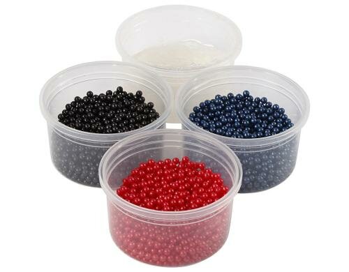 Creativ Company Pearl Clay 3 x 25 g, 38 g, schwarz, Rot, Blau