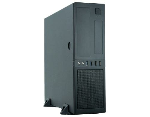 Chieftec Mini-ITX Gehäuse CS-12B, black 1x5.25, 2x3.5; 1x 2.5, 250W NT