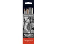 Caran dAche Multitechnik Graphistifte Set 4 Grafwood, 2...