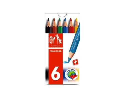 Caran dAche Fancolor 6 Farbstifte für werdende Künstler