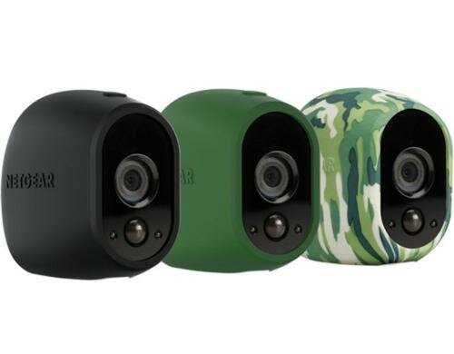 Arlo VMA1200: Silikonbezug 1x black, 1x green, 1x camo, zu Arlo Cams