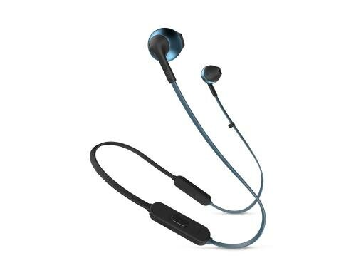 JBL T205BT, Bluetooth In-Ear Kopfhörer blau, 6h Akku, 3-Button Mic / Remote