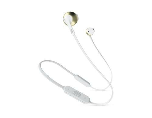 JBL T205BT, Bluetooth In-Ear Kopfhörer gold, 6h Akku, 3-Button Mic / Remote