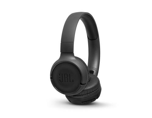 JBL T500BT, Bluetooth On-Ear Kopfhörer schwarz, 16h Akku, FB & Mic, Sprachass.
