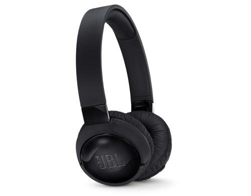 JBL T600BTNC, Bluetooth On-Ear Kopfhörer schwarz, 22h Akku, FB & Mic, ANC