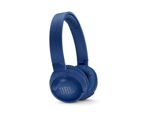 JBL T600BTNC, Bluetooth On-Ear Kopfhörer blau, 22h Akku, FB & Mic, ANC
