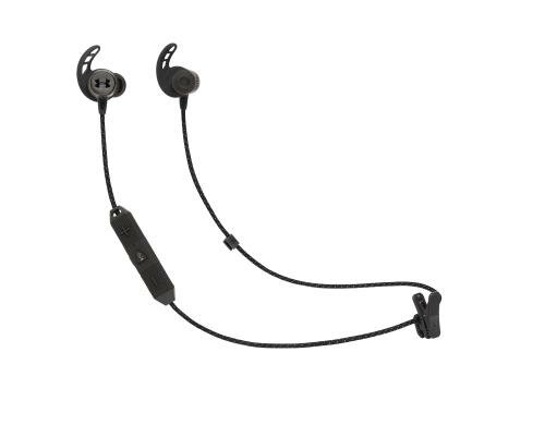 JBL UnderArmour React In-Ear Sportkopfhörer schwarz, Bluetooth, bis 9h Akku, FB & Mic