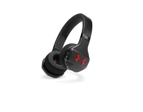 JBL UA Train On-Ear Sportkopfhörer schwarz/rot, Bluetooth, 16h Akku, FB & Mik.