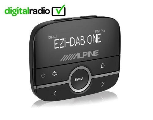 Alpine ADD-On DAB Receiver with BT: Listen to DAB, DAB+ via FM transmitter