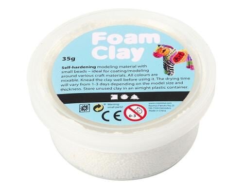 Creativ Company Foam Clay 35g, weiss