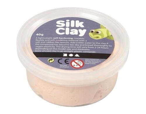 Creativ Company Silk Clay 40g, Hellhautfarbe