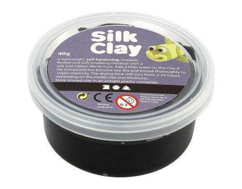 Creativ Company Silk Clay 40g, schwarz
