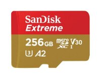SanDisk microSDXC Card 256GB Extreme UHS A2 lesen...