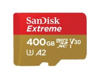 SanDisk microSDXC Card 400GB Extreme UHS A2 lesen...
