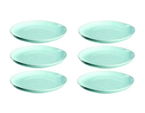 Leonardo Servierplatte Cucina 22cm azzurro 6 Stück, HxD: 3x22cm