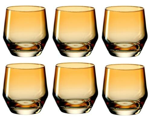 Leonardo Trinkglas Puccini 240ml Amber 6 Stück, HxD: 8.7x8.4cm, Vol: 240ml