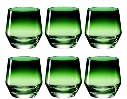 Leonardo Trinkglas Puccini 240ml Grün 6 Stück, HxD: 8.7x8.4cm, Vol: 240ml