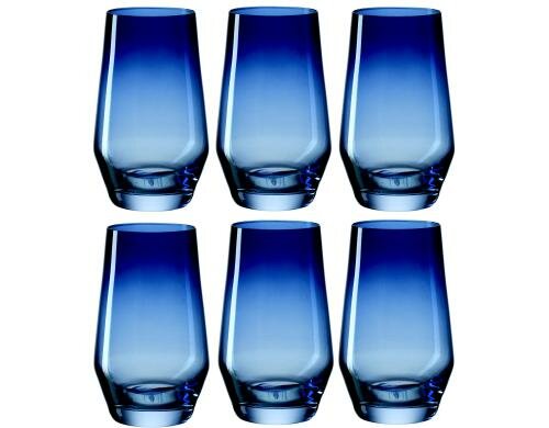 Leonardo Trinkglas Puccini 365ml Dunkelblau 6 Stück, HxD: 13x7.5cm, Vol: 365ml