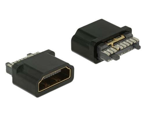 Delock Steckerverbinder HDMI-A Buchse HDMI-A Buchse. für Kabelkonfektion