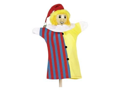 Goki Handpuppe Kasper H= 27 cm, aus Stoff und Holz
