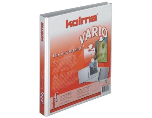 Kolma Zeigebuch Vario A4 Universal 4 Ring-Mechanik Füllhöhe 2 cm, weiss