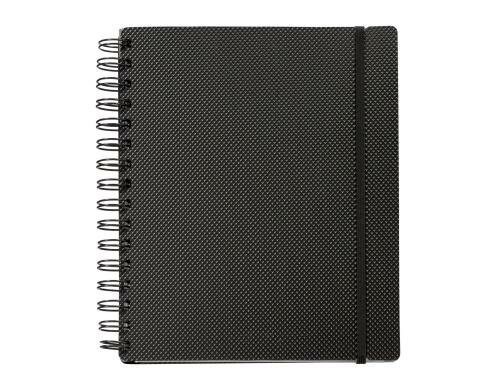 Kolma Notebook Restless A5 120 Blatt 0.5 cm, kariert, schwarz