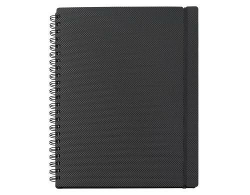 Kolma Notebook Restless A4 120 Blatt 0.5 cm, kariert, schwarz