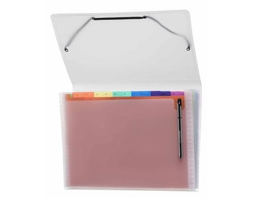 Kolma Fächermappe Daily Easy Rainbow A4 KolmaFlex, 12 Tabs, mehrfarbig / rainbow