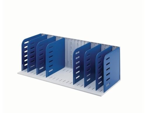 Styrorac Grundversion mit 8 Trennwänden blau,hellgrau