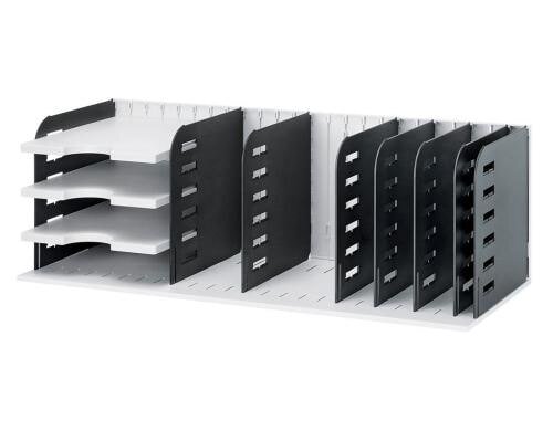 Styrorac Grundversion 8 TW, 3 Tablare hellgrau,schwarz