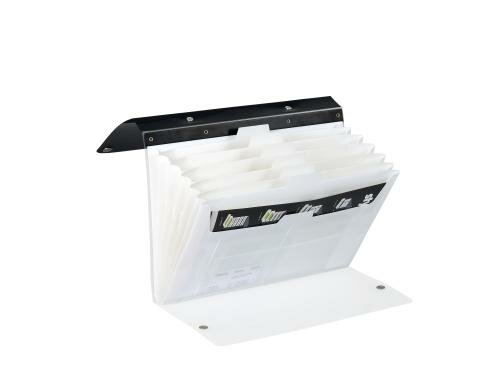 Dufco Flip File A4 6-teilig, PP schwarz,weiss