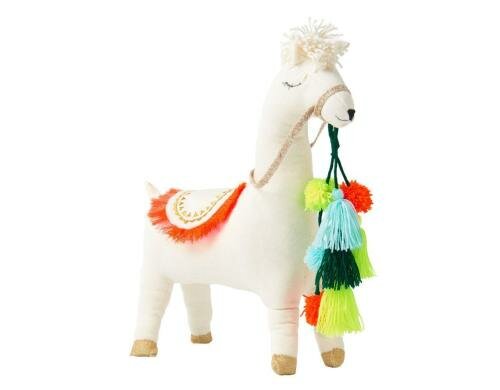 Meri Meri Kuscheltier Lama Baumwolle, 340 x 350 x 100mm